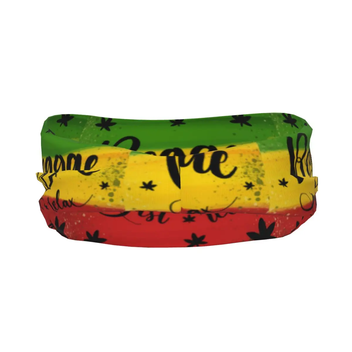 Sports Headband Portable Hair Band Brush Stroke Reggae Hair Wrap Brace Cycling Running Exercising Sweatband