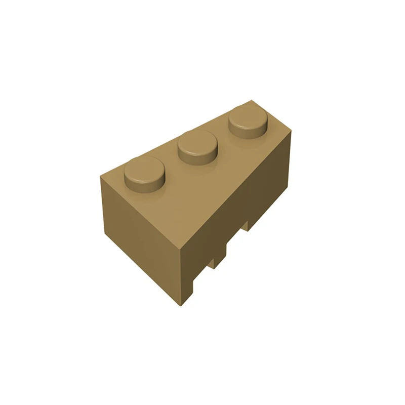 Gobricks-빌딩 블록 기술 DIY 3x2 웨지 브릭 (오른쪽) 10 PCS 호환 조립 입자 부품, 장난감 선물 6564