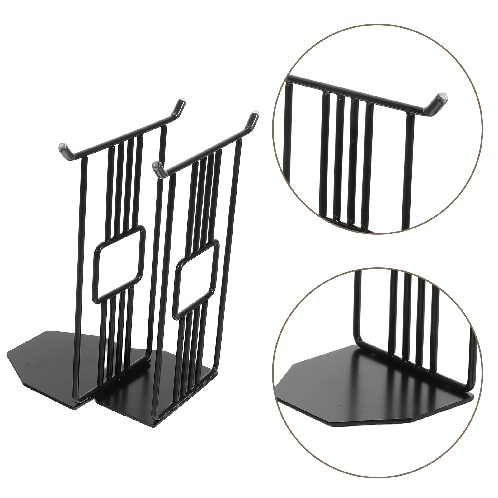 

Metal Bookend Holders for Shelves Chinese Style Support Sculpture Vintage Decor