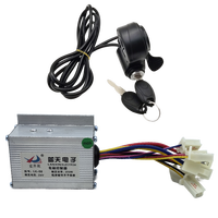 250W 350W 500W 800W 1000W 12V 24V 36V 48V Electric bicycle brush motor speed controller thumb throttle power lock