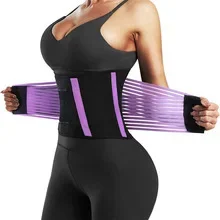 Faja Abdominal de Fitness con Soporte de Compresión, Cinturón Transpirable de Hilo Elástico para Posparto, Ropa Interior Moldeadora para Mujer