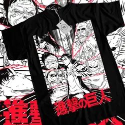 Shingeki No Kyojin T-Shirt Attack on Titan Levi Shirt Anime Aot Manga All Size