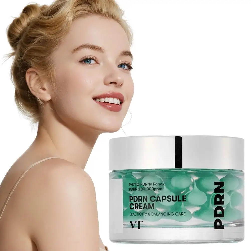 

Корейский крем-капсулы VT Multi Peptides PDRN: эластичность и баланс, подтягивающая и лифтинг-эссенция для восстановления кожного барьера