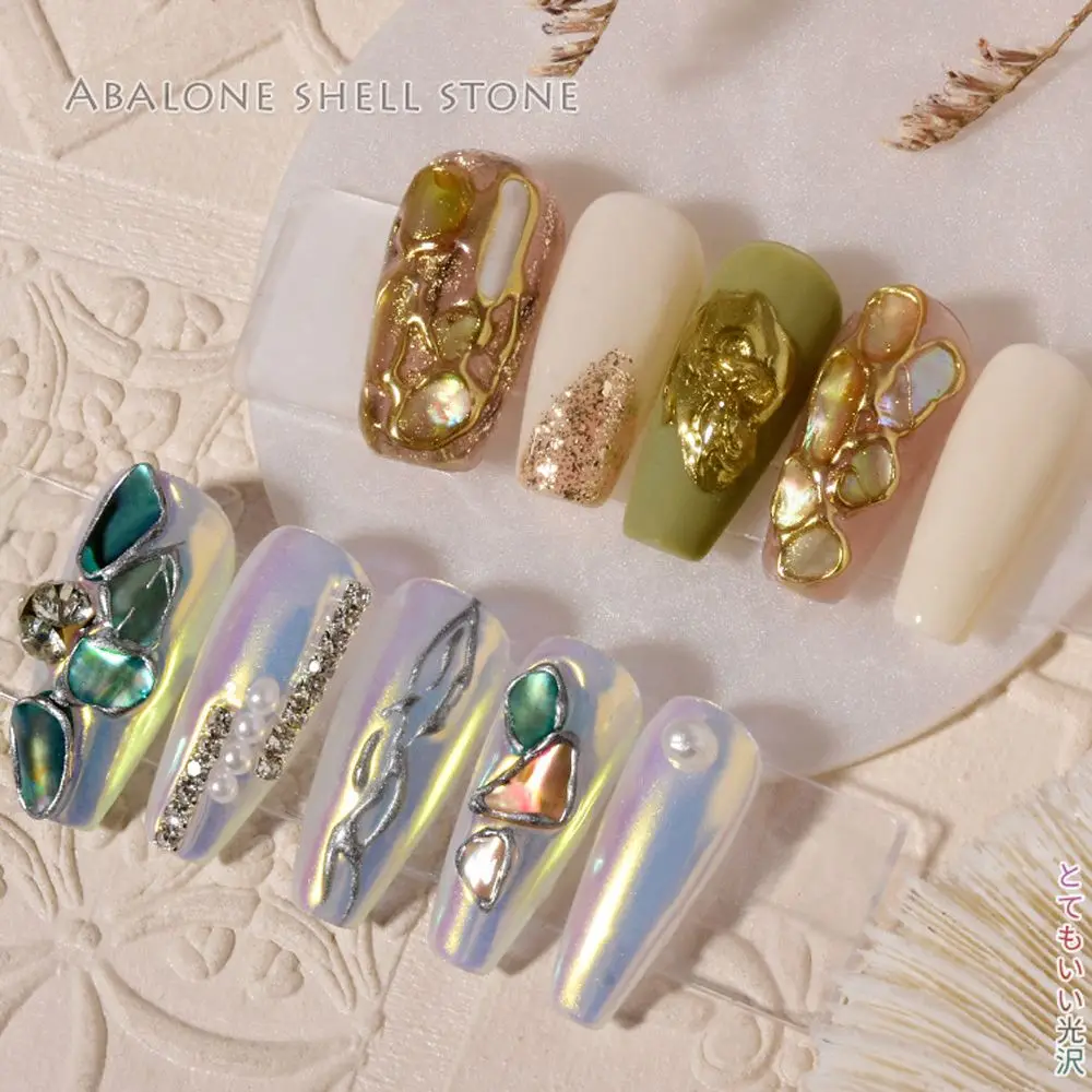 Manicure Accessories Aurora Shell Fragments Ornament Nail Art Shell Slices DIY Nail Art Decorations Nail Art Abalone Slices