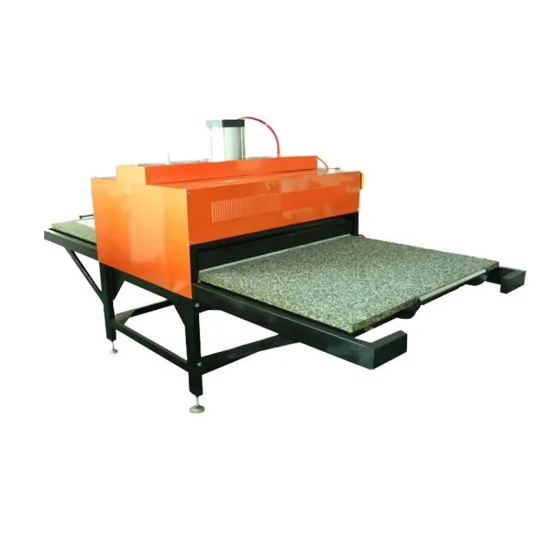 【Fashionable】P High Quality 100x120 Pneumatic Large Format Sublimation Heat Press Manual T-shirt Transfer Printing Machine Cloth