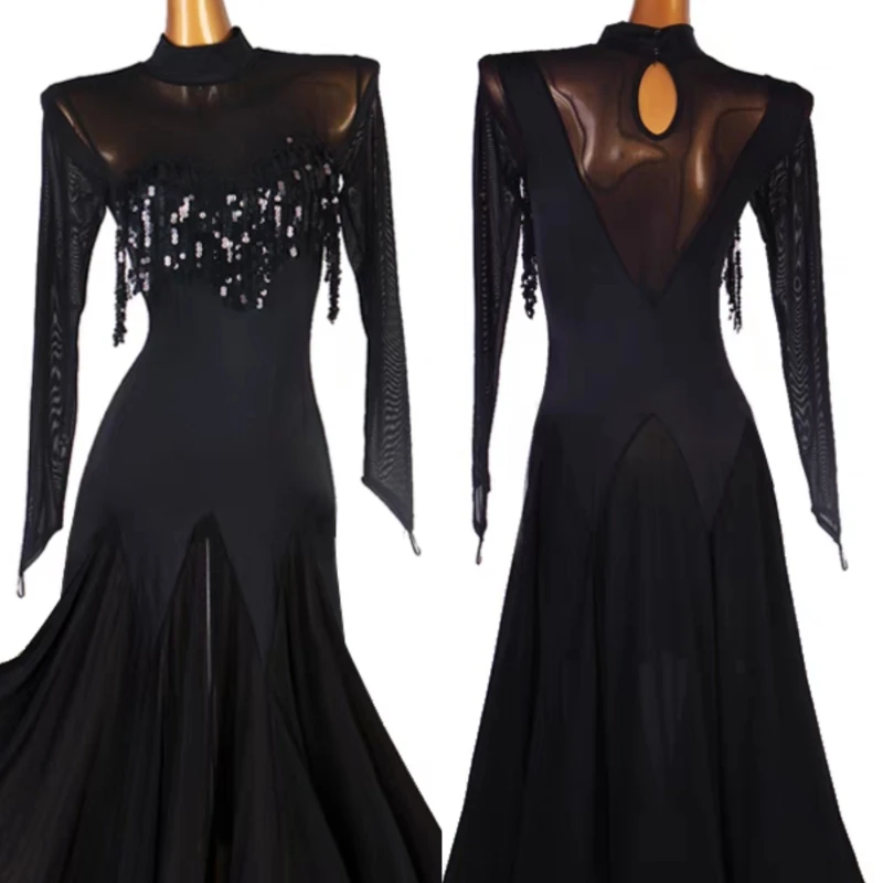 

standard ballroom dress sequin ballroom long dresses Women Stage Waltz Ballroom Dress ballroom dress