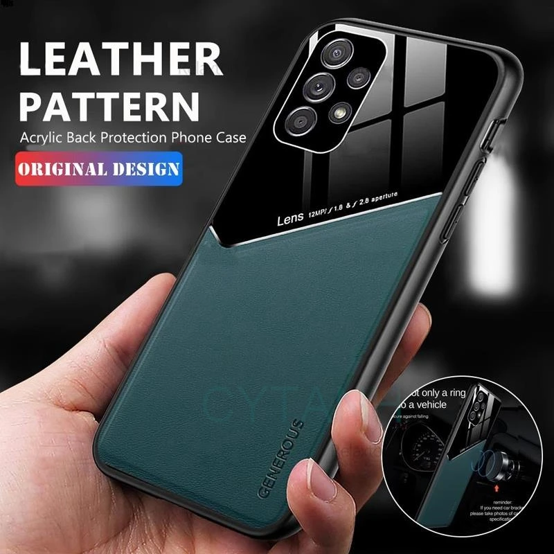 Magnet Case For Samsung Galaxy A54 A34 A53 A52 A73 A33 A52 A32 5G A23 A72 A13 A14 A24 A12 Leather Silicone Case Phone Back Cover