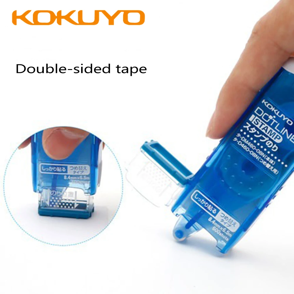 Japan KOKUYO Double Sided Tape Dot DM460 Style Seal Style Handmade Tape DIY Accounting Back To School Stationery
