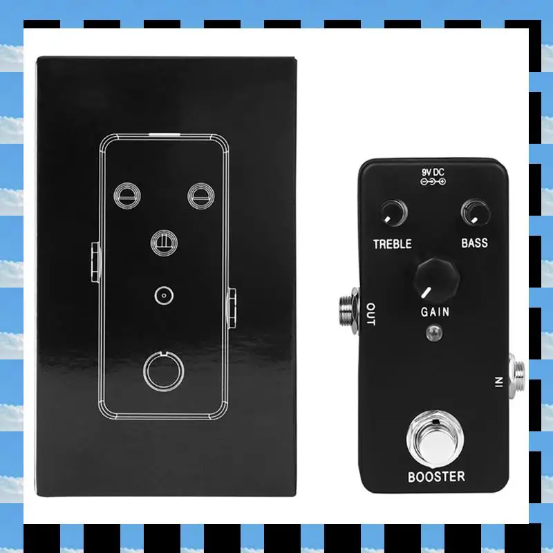 ABME XG-7 Guitar Single Effects Pedal PURE BOOSTER High Gain Boost Pedal Guitar Replacement Accessories