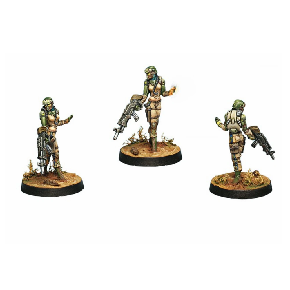 

model kit resin kit Avatars of War 28274 Haqqislam Djanbazans (Hacker)