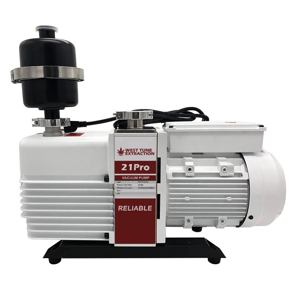 West Tune WTVP-21Pro VRD-30 21CFM High Quality Corrosion Resist Commercial Grade 2-Stage Silent Vacuum Pump Machine