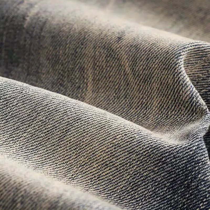 Italian Style Fashion Men Jeans High Quality Retro Washed Stretch Slim Fit Ripped Jeans Men Vintage Designer Denim Pants Hombre