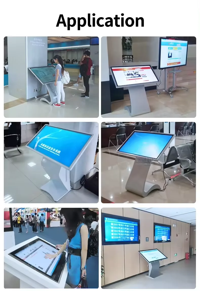 Shopping Mall Map Information Guidance Interactive Board Digital Signage Kiosk Display Horizontal Media Player