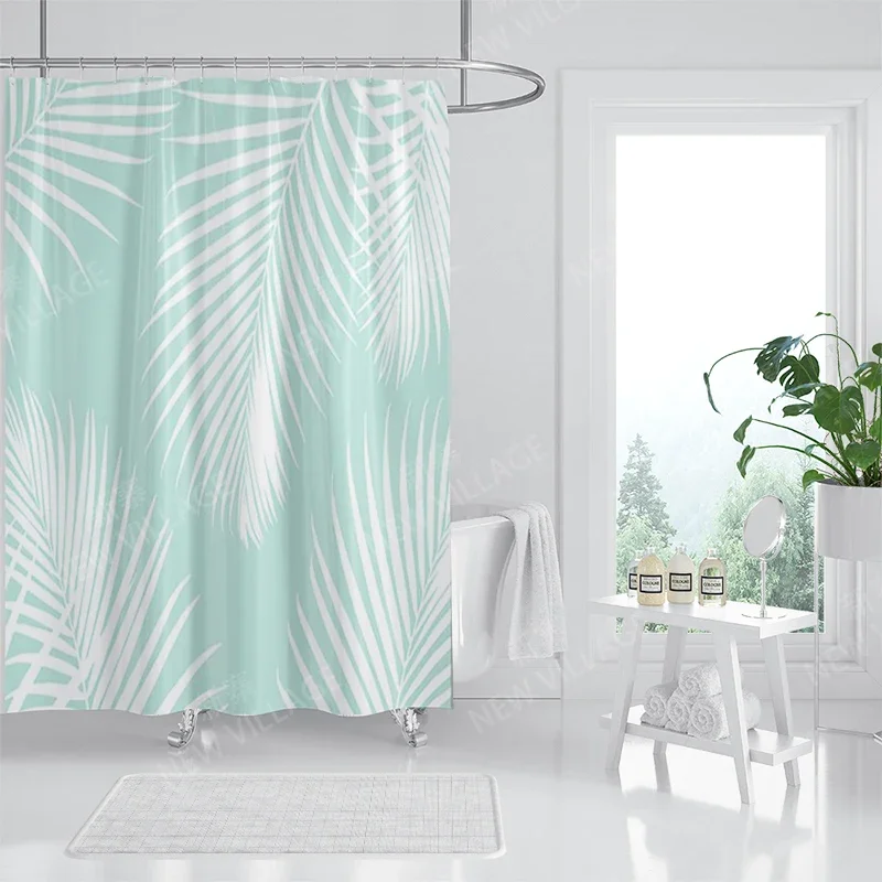 Waterproof fabric shower curtain Bathroom curtain accessories 180x200 Bath curtain for shower 240*200 nordic boho decor 240x200