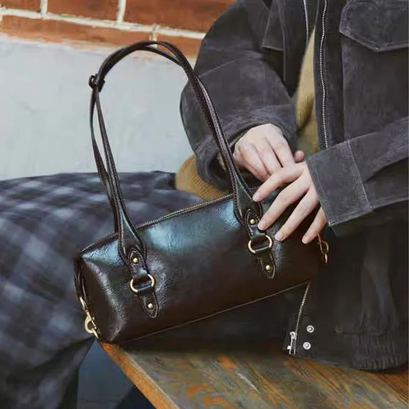 

Fashionable Shoulder Handbag Durable Leather Crossbody Bag For Women Designer Tote Purse Elegant Ladies Messenger Bag Luxury