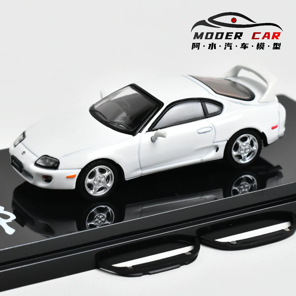 【1/64】 Toyota Supra (JZA80) RS★R 1/64 IG Ignition Model Toyota Supra (JZA80) RZ (Red) Diecast Car