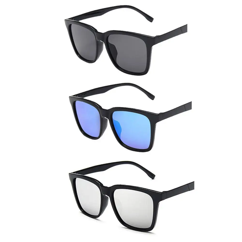 New Large Frame Square Sunglasses For Men's Fashion Sun Glasses Driving And Fishing Traveling Eyewear Versatile Sunnies Shades