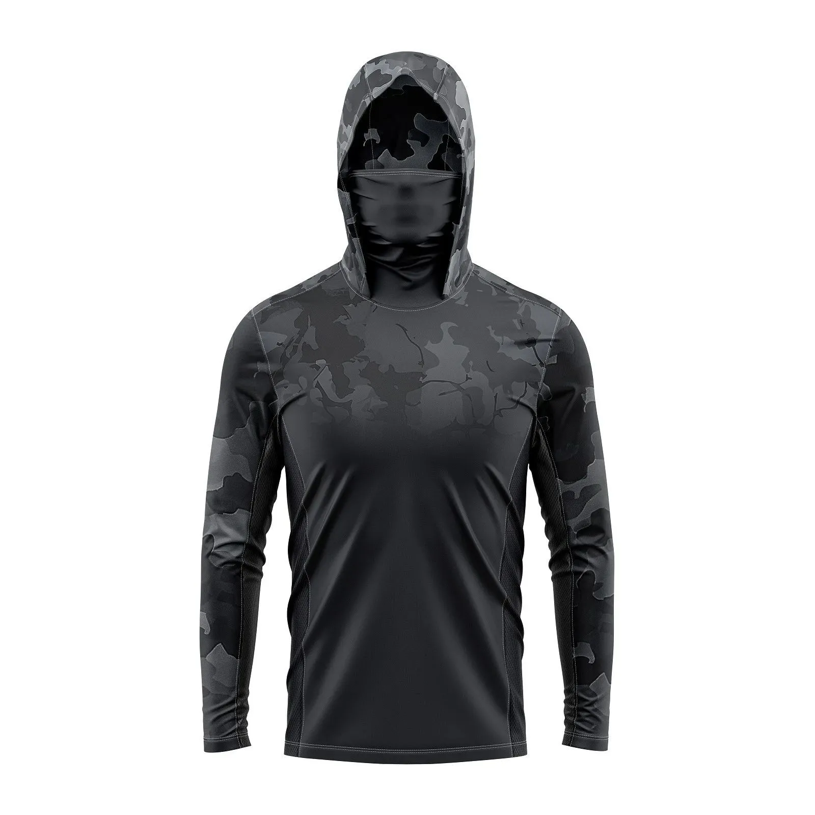 2026 Summer New Style Men's Long-Sleeved Shirt with 3D Fishing Pattern Print Breathable and Comfortable for Outdoor Activities image 3