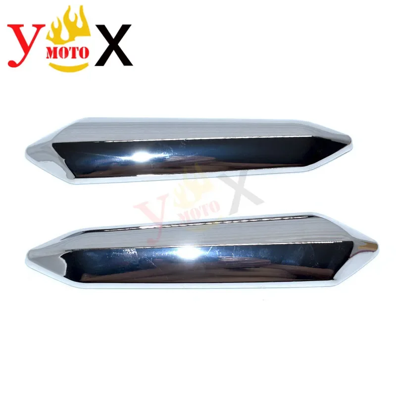 F6B Motorrad Chrom ABS Windschutzscheibe Windschutz Strut Akzent Trim Abdeckung Aufkleber Dekorativ Für Honda Goldwing GL1800 2018-2020 19