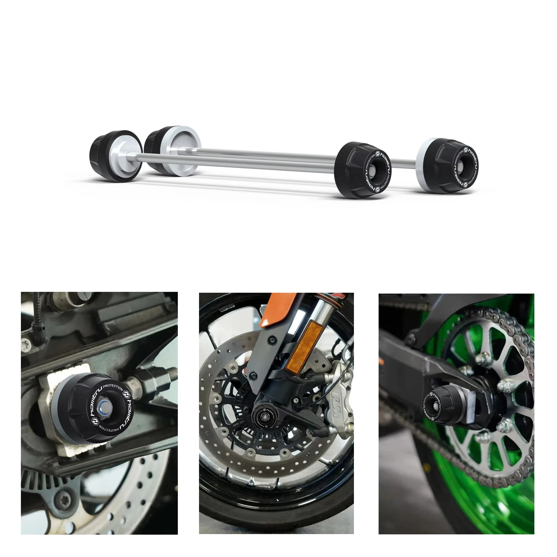 

Wheel Spindle Protection Cover Set for KTM 790 890 Duke R/GP Husqvarna Svartpilen/Vitpilen 801 2018-2025