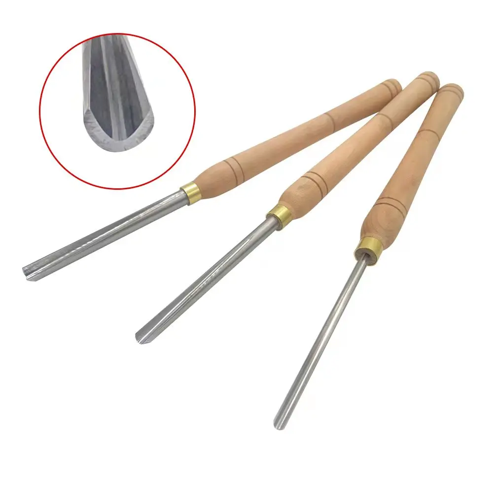 HSS Bowl Gouge Wood Lathe Turning Set Woodturning Woodworking Long Tools Carpentry Turning Tool For WoodWorking DIY Hand Tool Ne