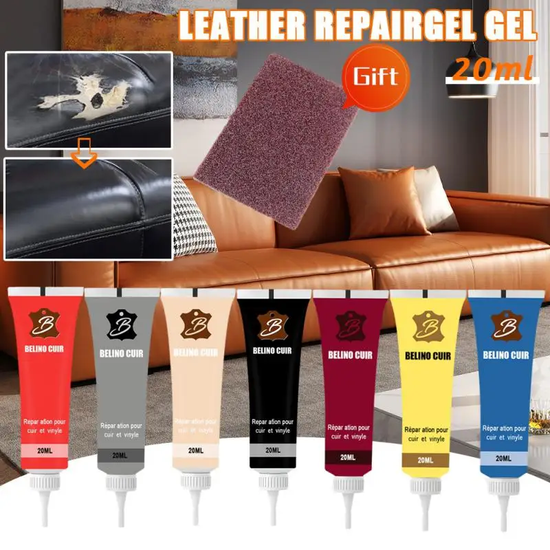 

2024 Leather Repair Gel Color Repair Home Car Seat Leather Complementary Repair Refurbishing Cream Paste Leather Cleaner