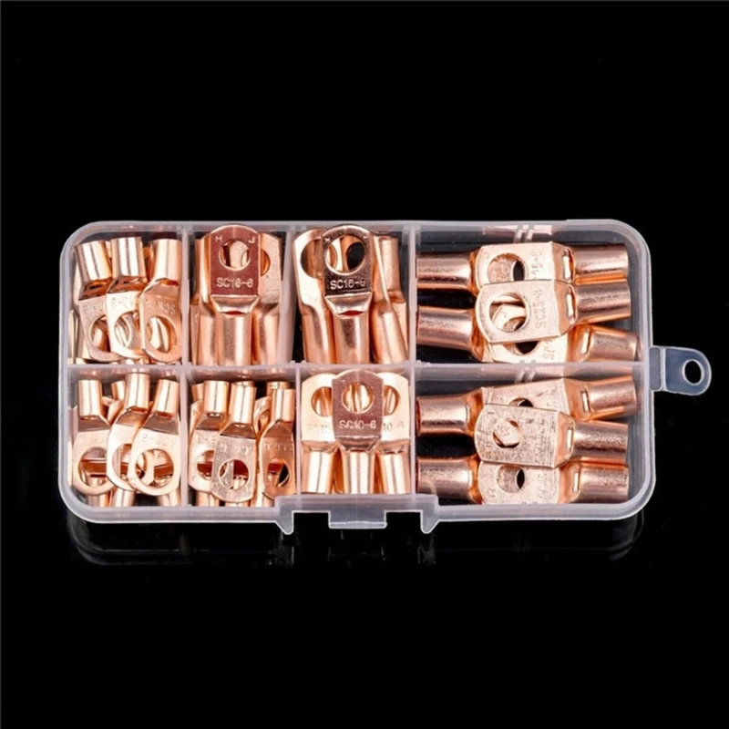 Battery Cable Ends with Heat Shrink Tubing Set Terminal Connector Assortment