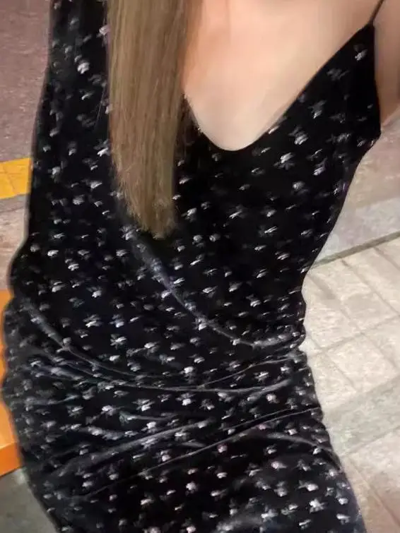 Ele Hepburn Sle Velvet Dr mit Blumenstickerei Damen Sommer Lässiges A-Linien-Einteilerkleid mit hoher Taille