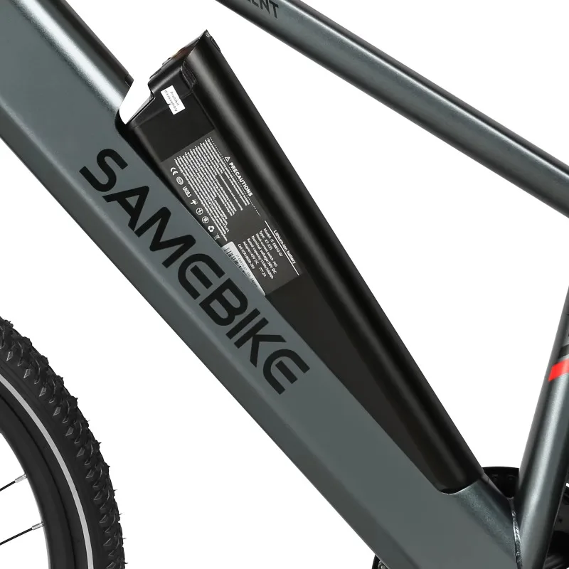 الدراجة الجبلية الكهربائية MTB 500D بطارية ليثيوم مدمجة إطار المدينة 7 سرعات حافة إلكترونية