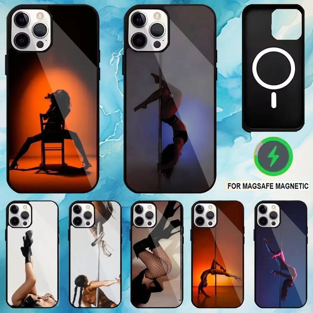 

Hot Dance Phone Case For iPhone17,16,15,14,13,12,11 Plus,Pro Max Magnetic For Magsafe Wireless Charging