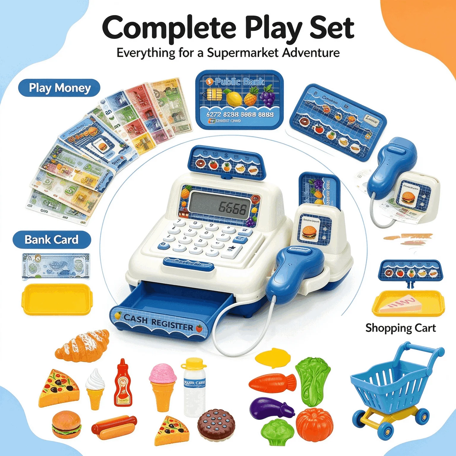 Toy Cash Register - مجموعة ألعاب 