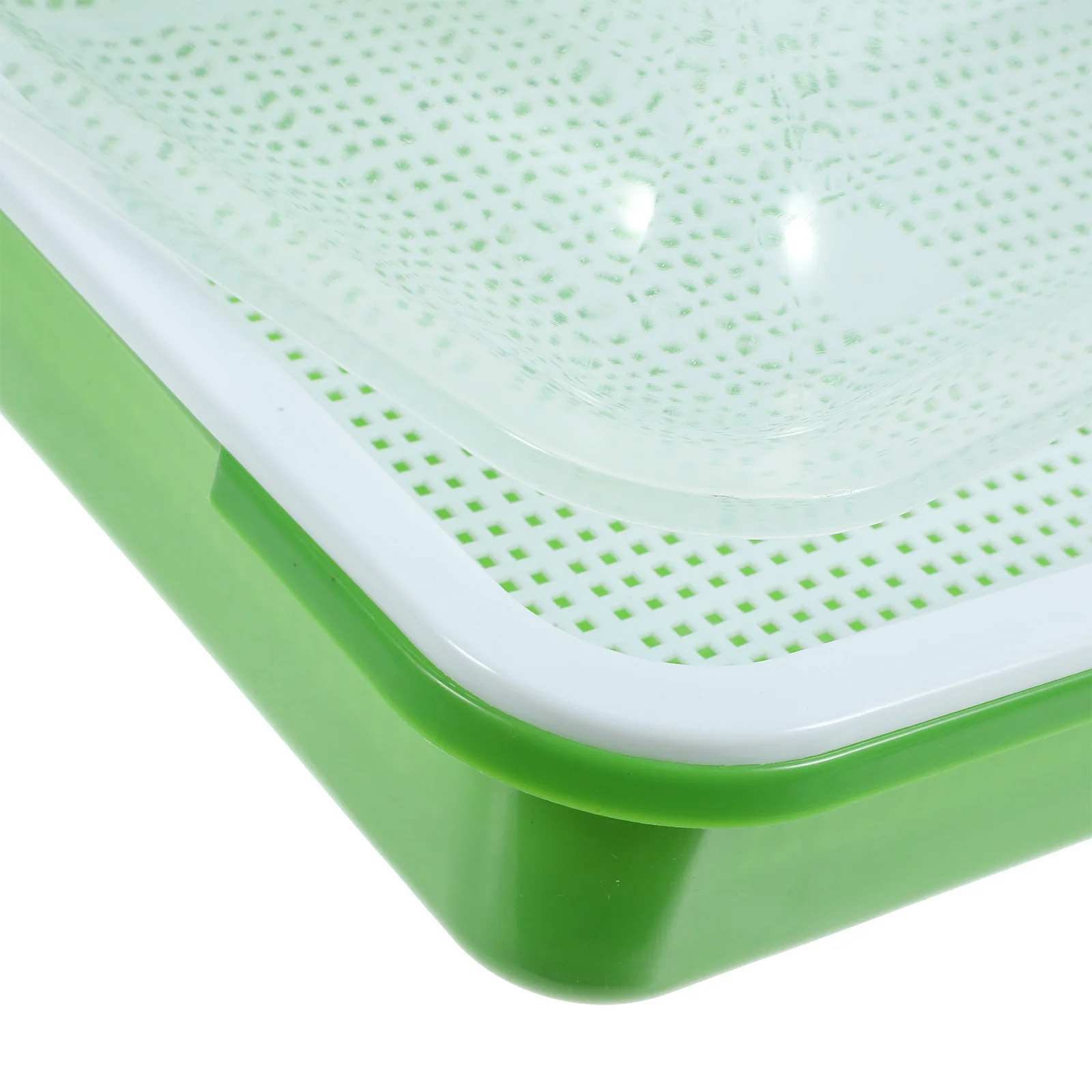

Plastic Sprouter Tray Thickened Germination Nursery For Soilless Wheat Grass Radish Hydroponic Grow Tray Garden Plant Tool