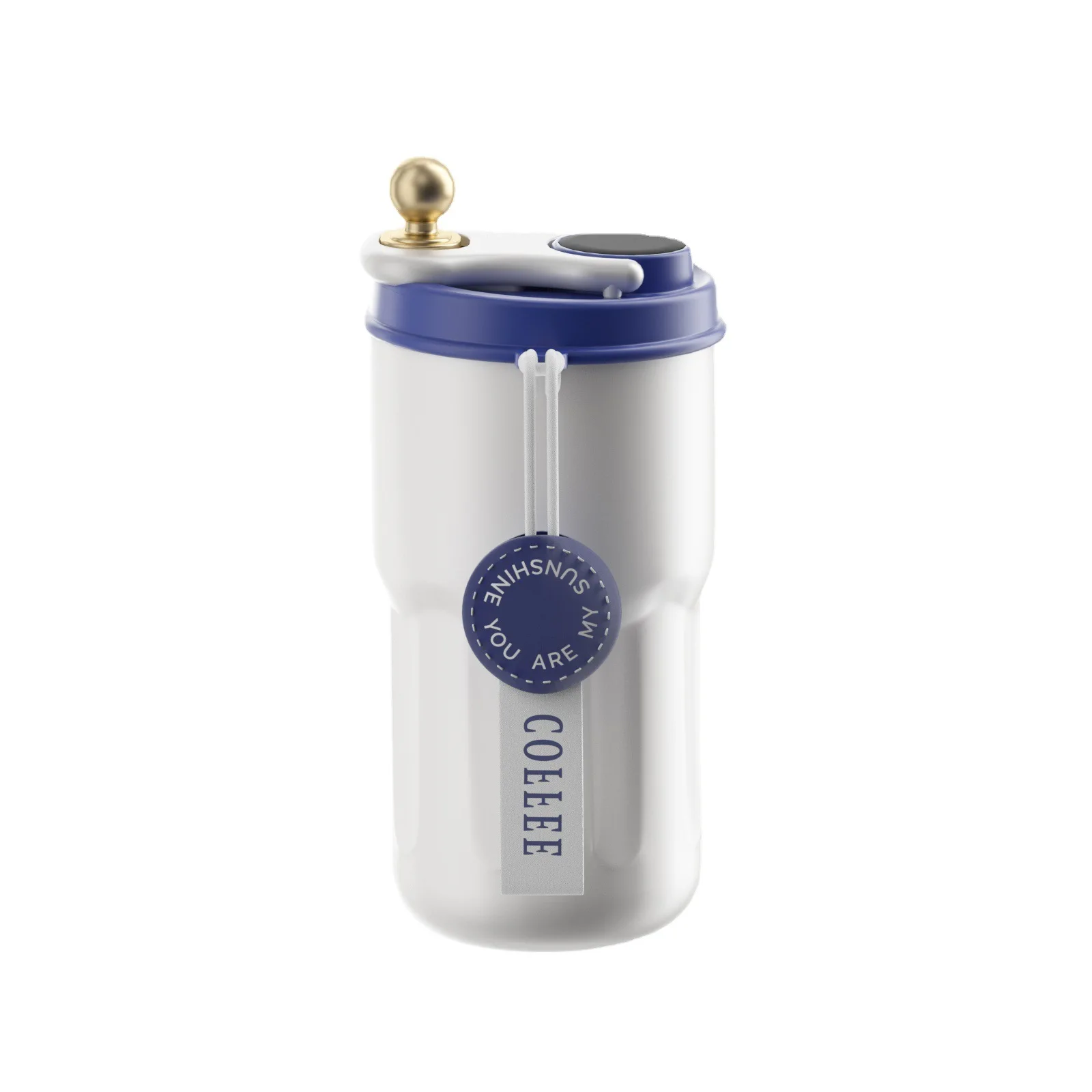 

Women's Light Luxury 316 Steel Thermos: Large-Capacity, Temp Display, Anti-Drop, Portable & Stylish