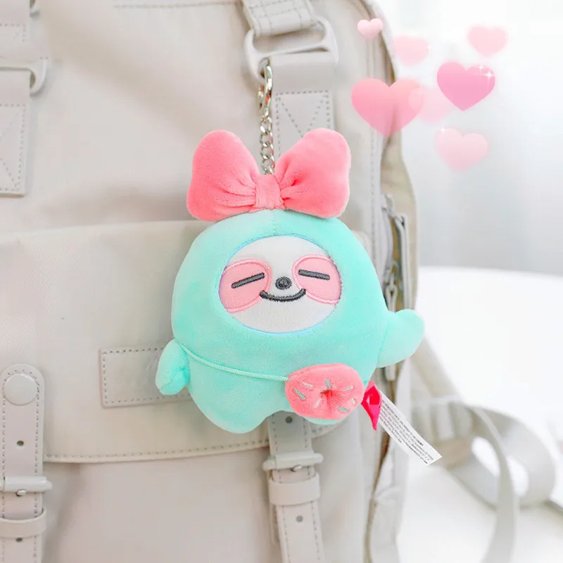 Muñeco de peluche con colgante para niña, muñeco bonito de dibujos animados Kawaii ITZY, Yeji Lia, Ryujin, Chaeryeong Yuna, adorno para bolso,