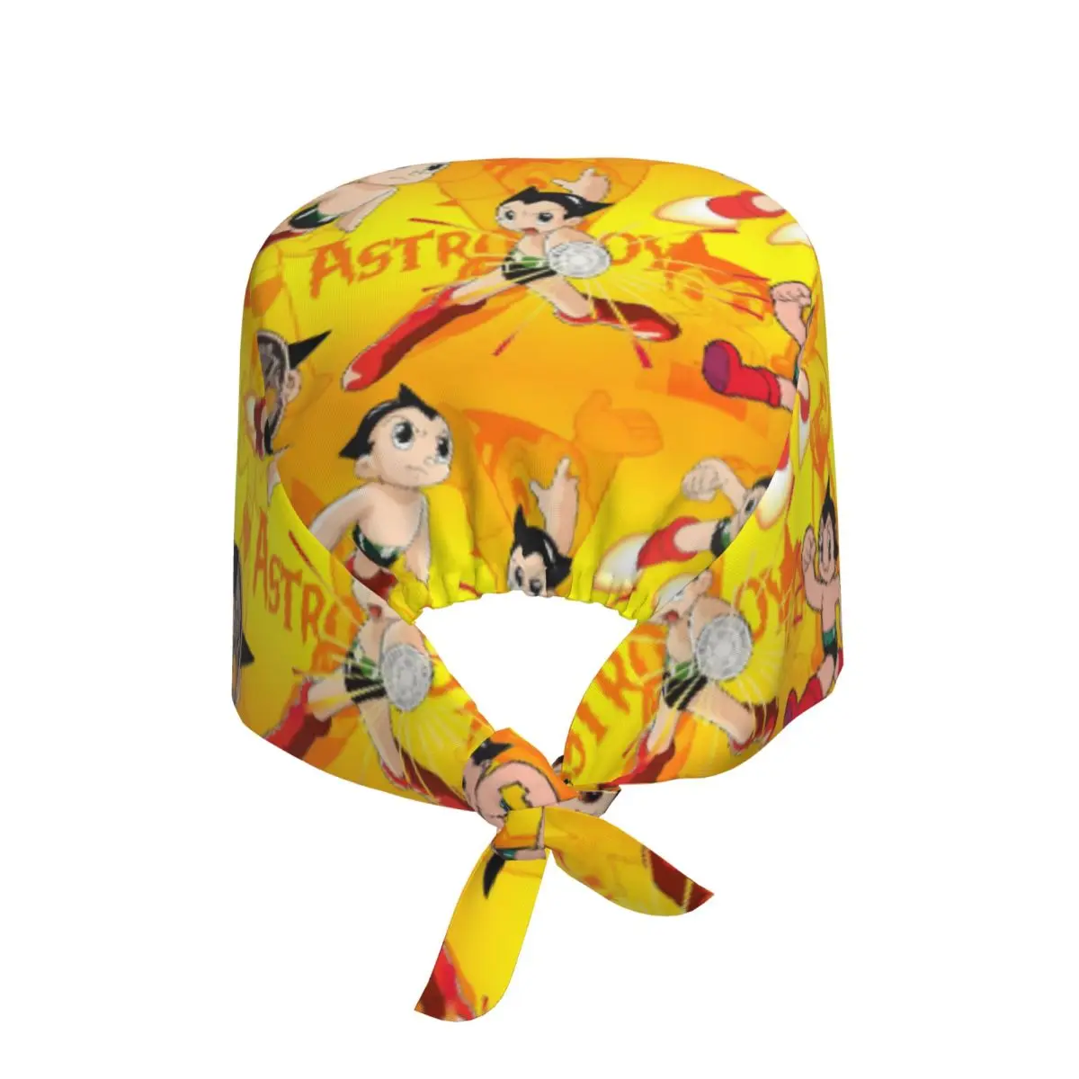 カスタムA-アストロボーイコミックス看護ワークキャップ手術スクラブキャップユニセックスヘアハットロボットワークスクラブハット医療外科用