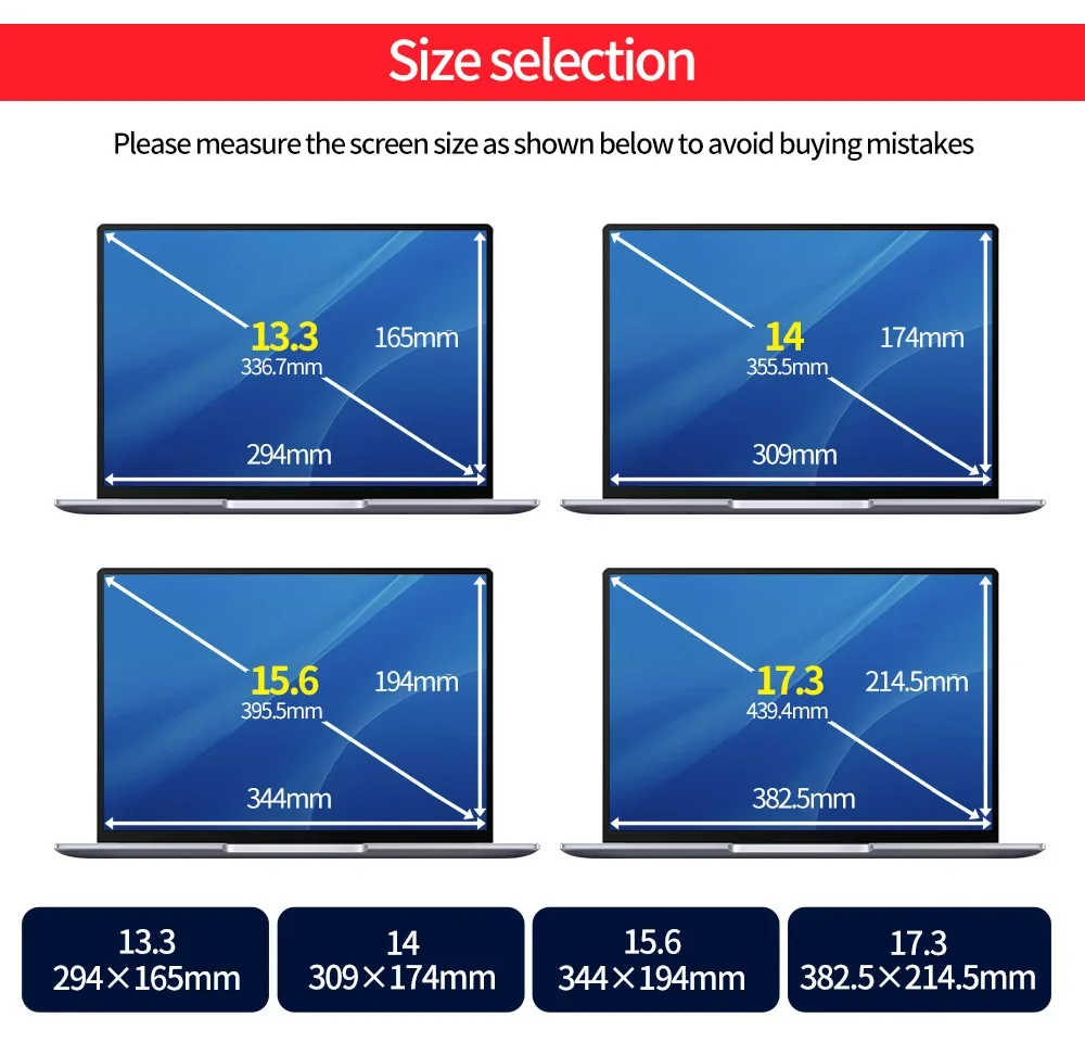 2PCS Anti-Glare reflection Matte Screen Protector Film Cover For 16\