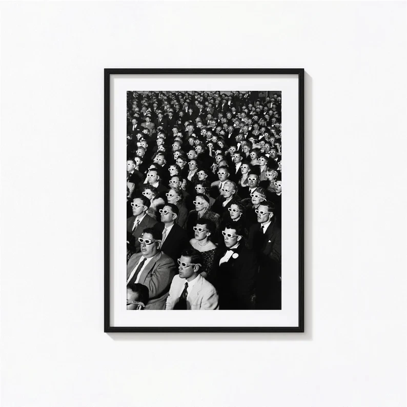 Vintage Opening Screening Black And White Photography  Wall Art Print Canvas Painting Poster Picture For Living Room Home Decor