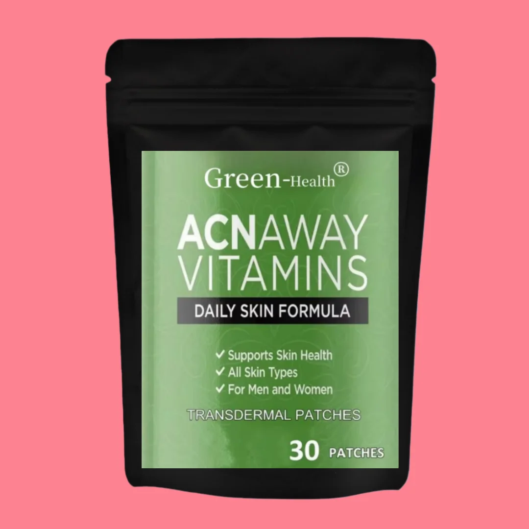 

30 Patches: Clear Skin Vitamins Transdermal (Oily Skin, Breakouts + Detox)