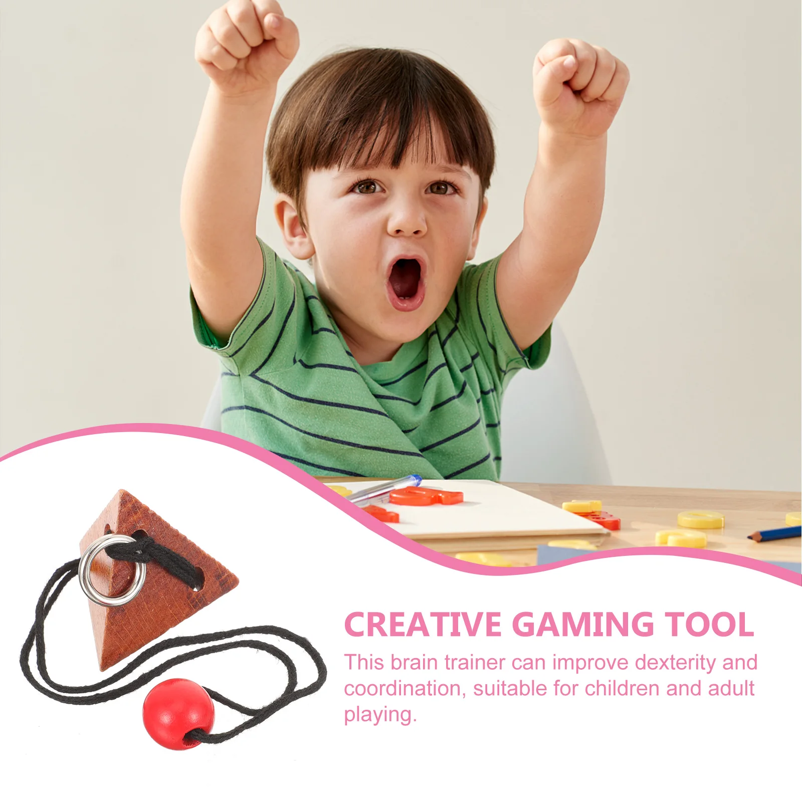 Quebra-Cabeça de Madeira Interligado para Crianças e Adultos, Brinquedo Educativo, Jogo de Alívio de Estresse