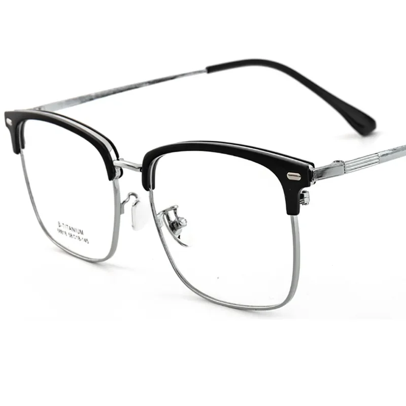 58-18-148 Ultra-light Frame Tr90 Eyebrow Frame Men's Large Eye Glasses Frames for Men