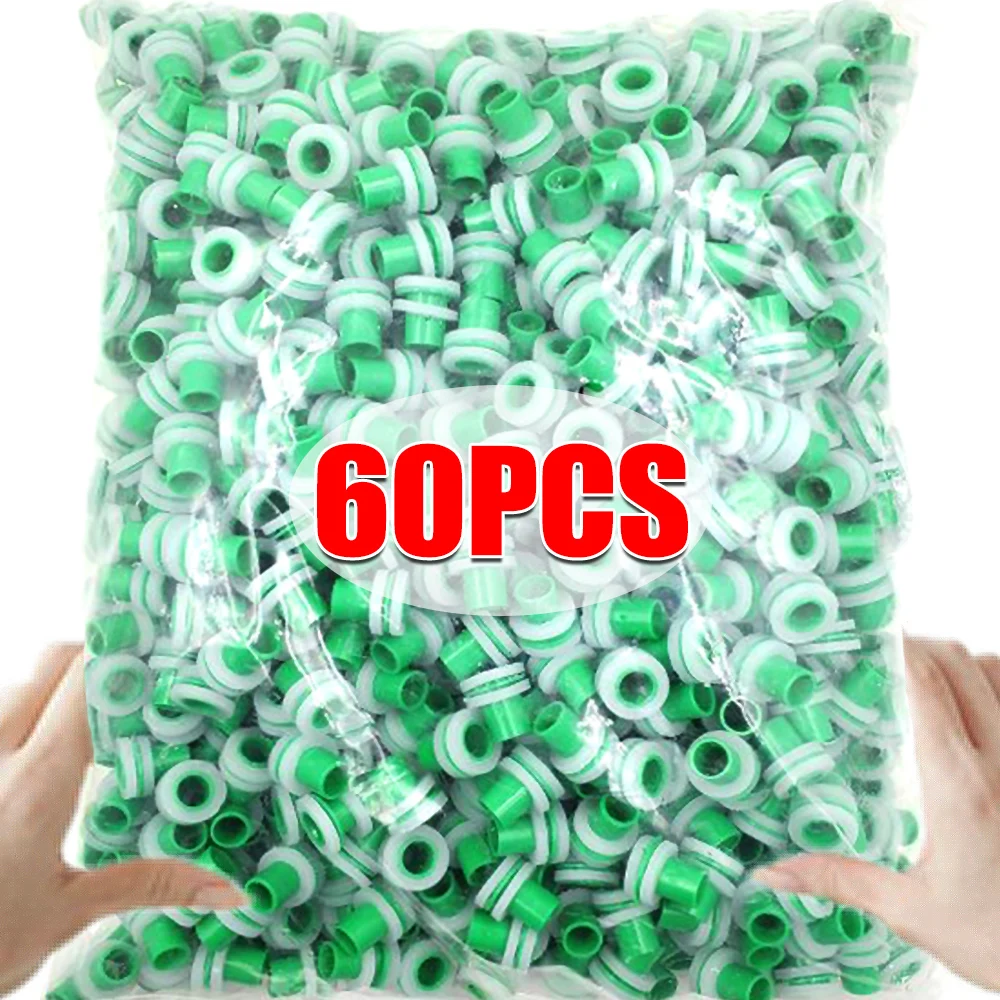 60/10Pc Faucet Leak-proof Sealing Gaskets  PPR Pipe Plugs Free Tape Triangle Valve Prevent Dripping Sealed Ring Silicone Washers