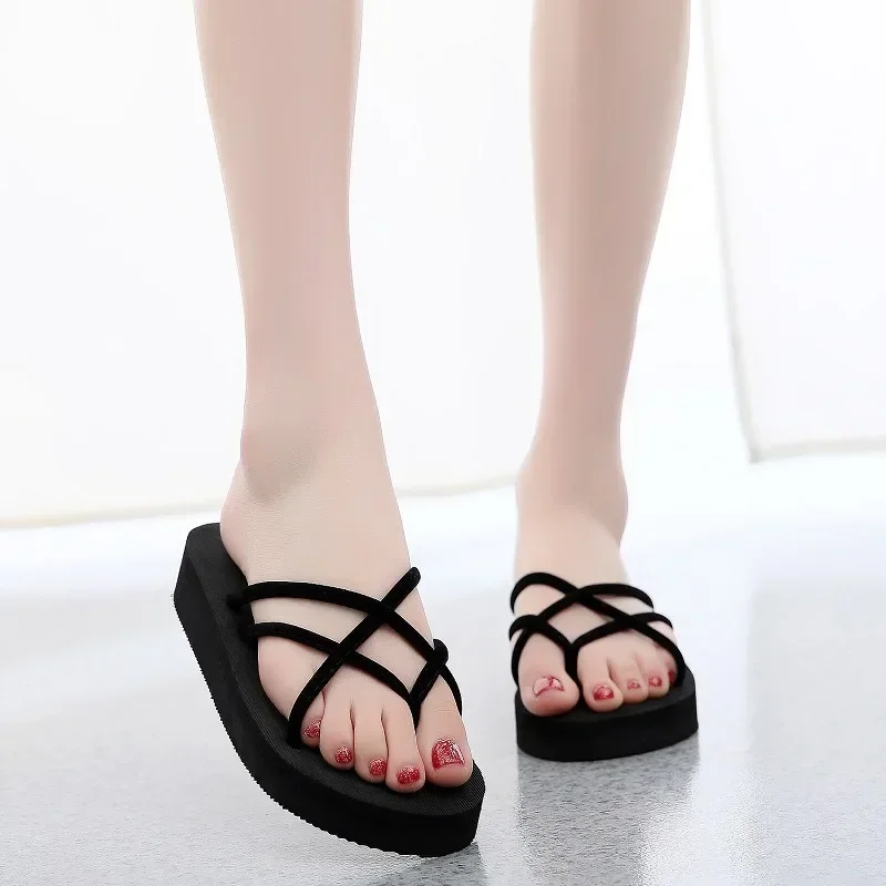 

Women's Flip Flops EVA Sole Beach Sandals Summer Wholesale Outlet Korean Style Student Slippers Beach Sandalias De Mujer