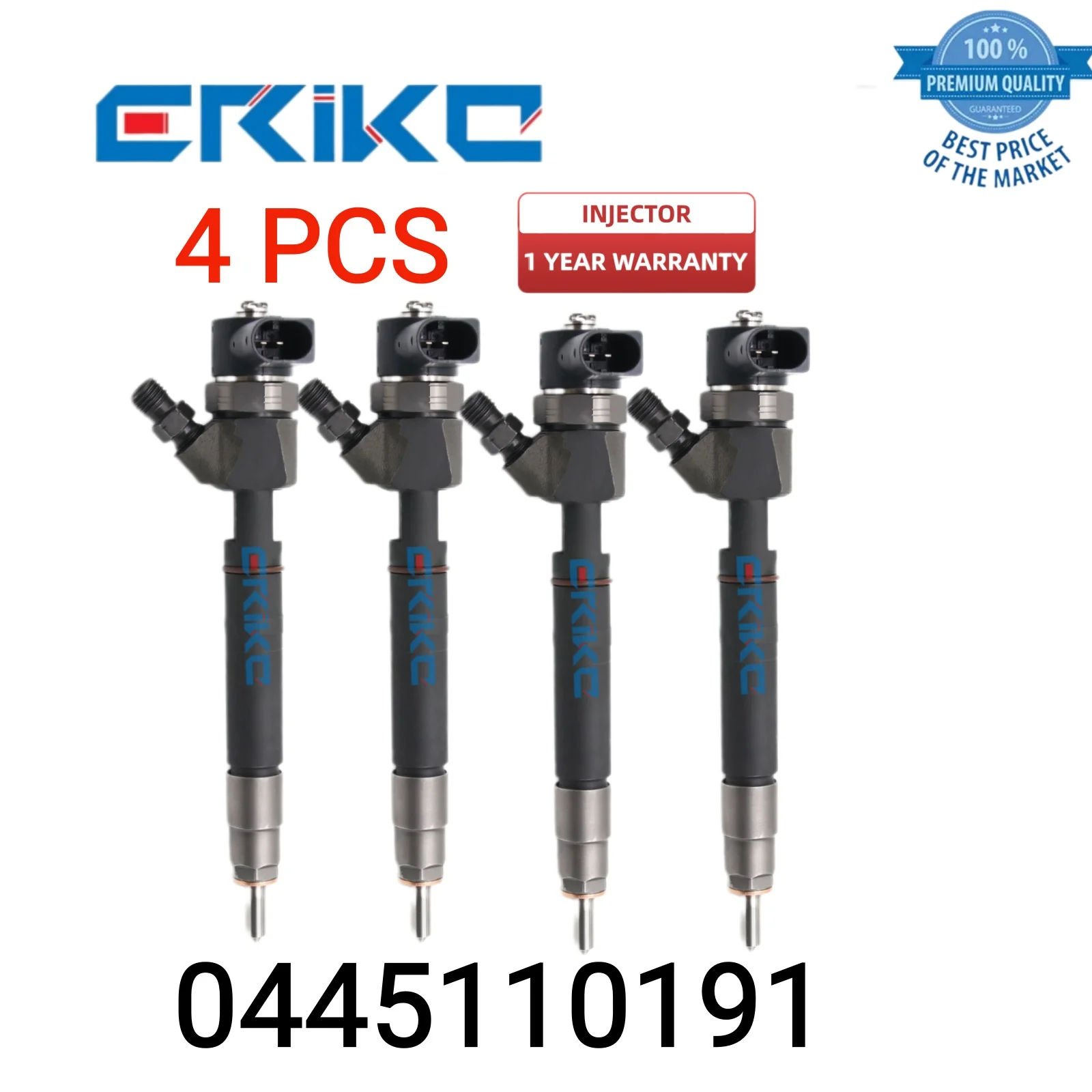 

4 PCS 0445110191 Nozzle Injector 0 445 110 191 Diesel Fuel Injector 0445 110 191 Injector Assy 0986435113 for Mercedes Sprinter