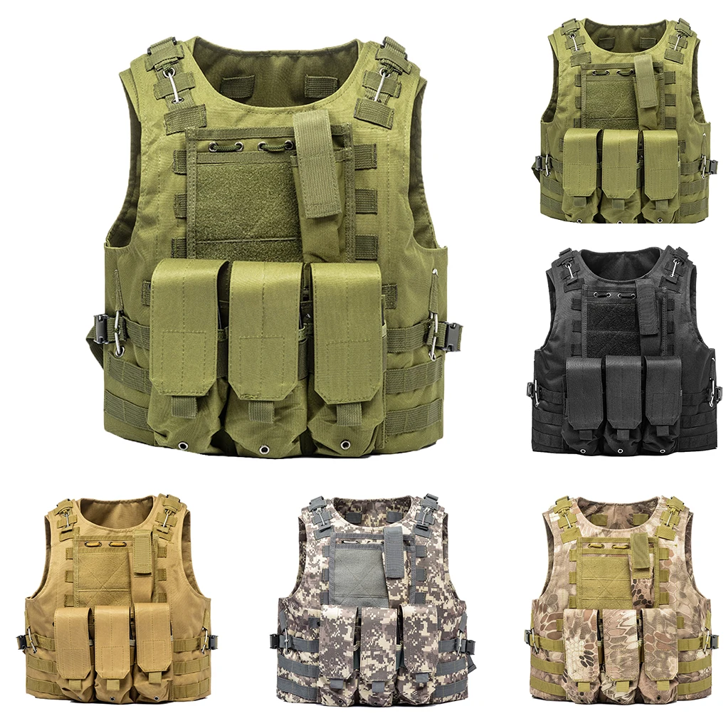 

Уличный жилет для кемпинга и пешего туризма, многофункциональные Топы Molle, мужской и женский жилет из ткани «Оксфорд» для косплея