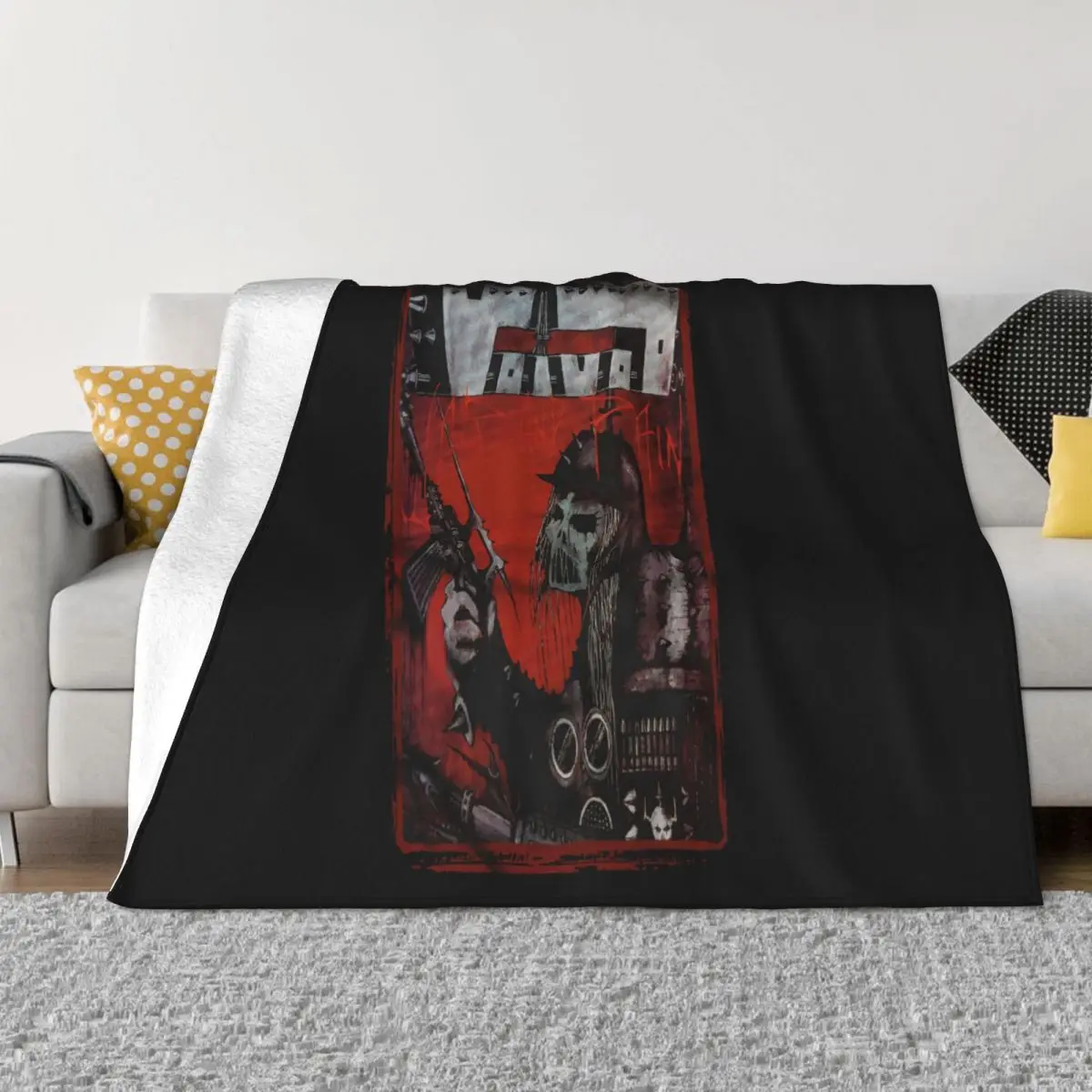 Voivod War And Pain Canadian Heavy Metal Band Sizes S To 7Xl Basic Crewneck Cool Retro 2021 Latest Throw Blanket