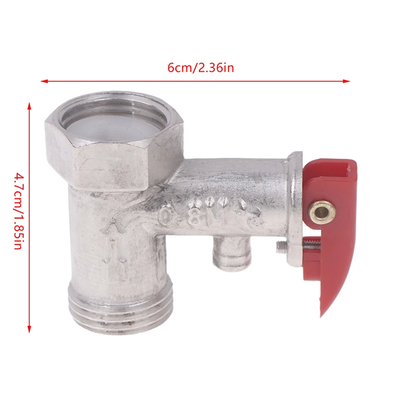 

Горячий! Электрический предохранительный клапан водонагревателя 1/2 дюйма (DN15) Coppe Регулируемый пружинный предохранительный клапан снижения давления для водонагревателей