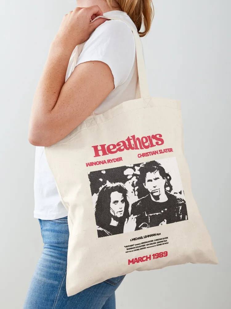 Heathers 1989 Print Tote Bag Beach bag Reusable bags Canvas Tote Bag