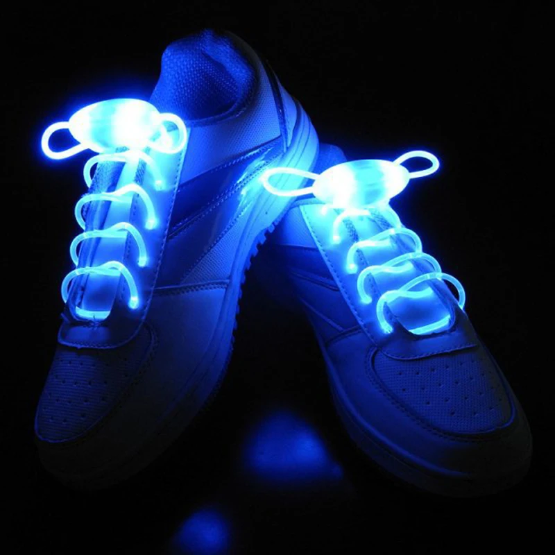 New Multi-Color Cool Night Run Neon LED Shoe laces Shoes Strap Glow Stick Light Shoelaces Halloween Party Home Room Decoration