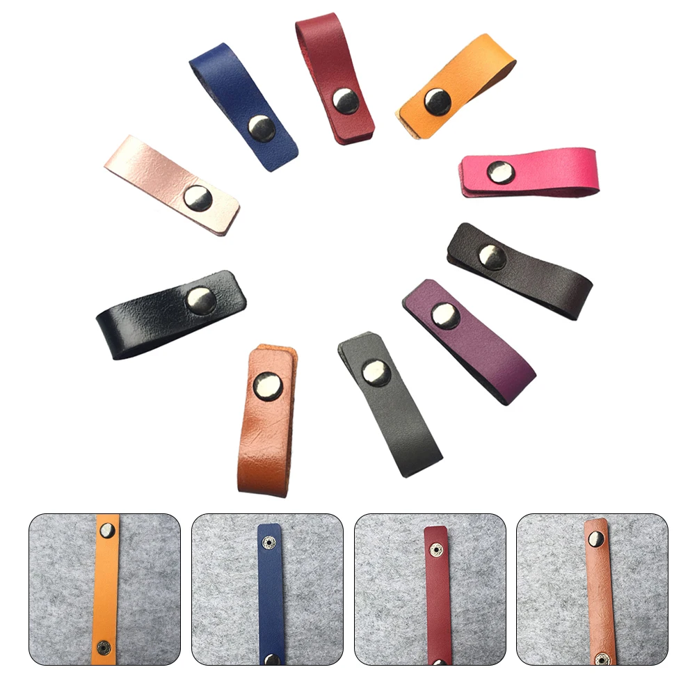 

10 Pcs Data Cable Buckle Tie Wire Organizer Desktop Cord Winder Earphones Management