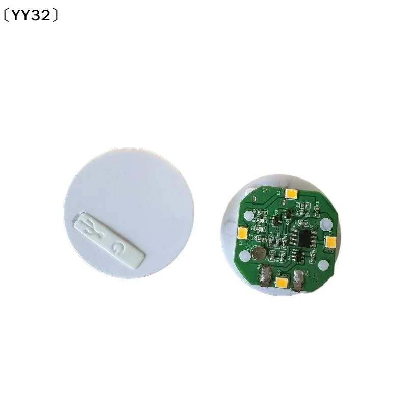 1Pcs Tapping/Sound Control Lighting Toy 38mm Rechargeable LED Light Night Lamp DIY Dollhouse Accessories Wall Bedside Lamp view 6